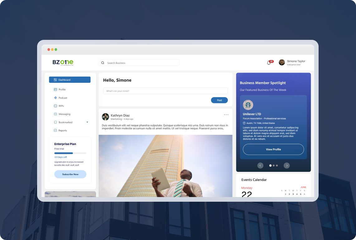 BZOne Dashboard